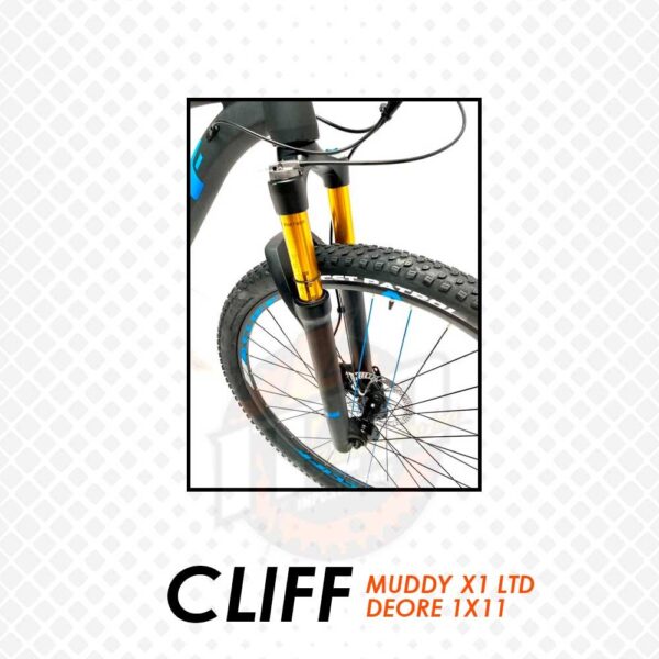 CLIFF MUDDY X1 LTD DEORE 1X11 - Imagen 3
